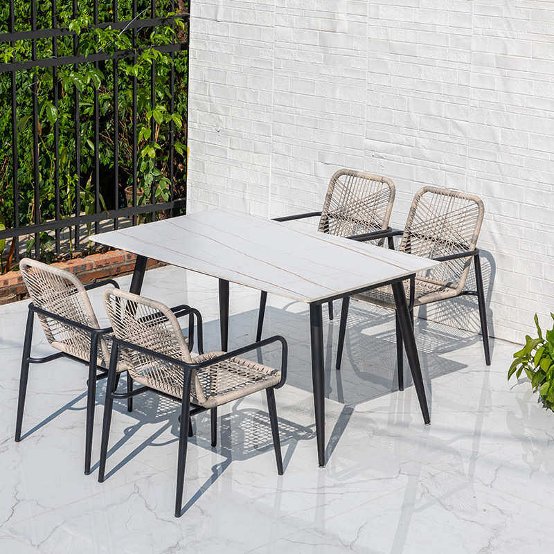 庭院阳台花园藤椅套件组合 户外桌椅北欧风休闲简约藤编编绳桌椅,商业/办公家具,商用藤编家具,淘宝优惠券,粉丝福利购,淘宝优惠卷