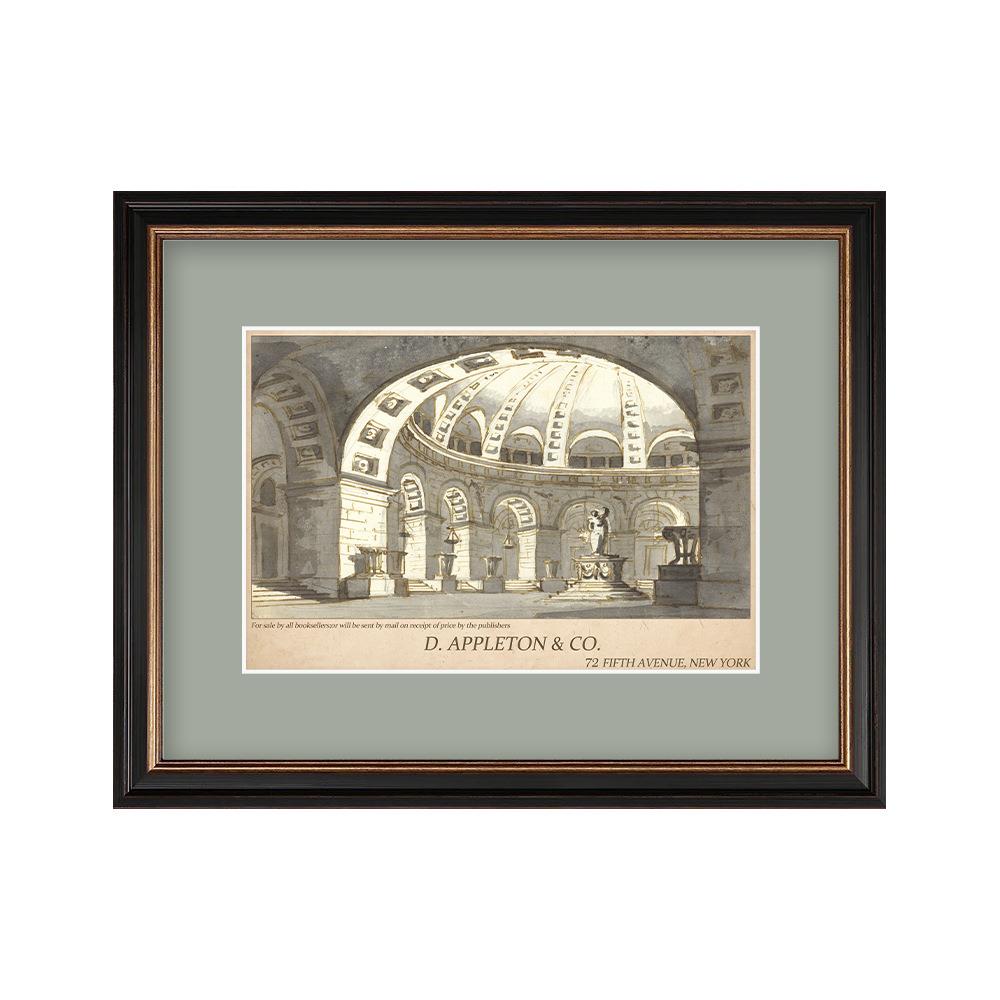法式艺术客厅装饰画美式复古走廊书房卧室建筑挂画素描版画壁画