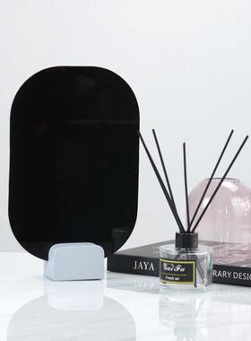 北欧现代简约客厅灰色亚克力屏摆件玄关艺术品橱窗软装饰品摆设