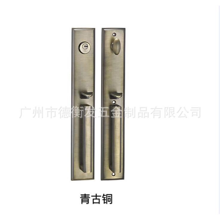 豪华别墅大门锁防盗锁实木门锁双开门子母门锁户外门锁加厚实木门