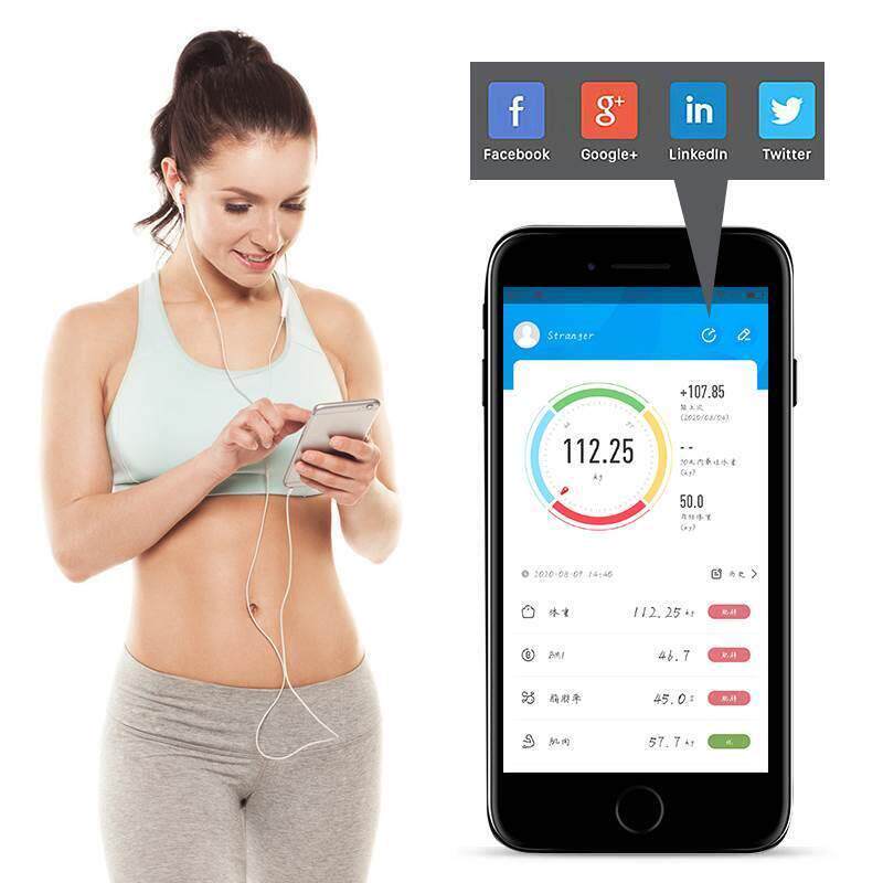 Smart Body Fat Scale Bathroom Scales Electronic Bluetooth We