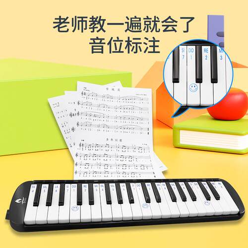 Yrnie乐靓37键32口风琴专业全乐理成人演奏级键盘乐器吹管初学者