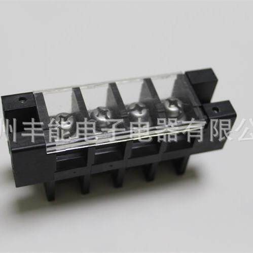 HOPPY贯通式端子 带盖栅栏式接线端子台T4050 600V75A 间距16mm
