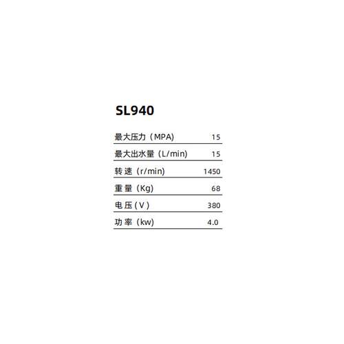 上海SL940新款商用大功率380V高压清洗机洗车泵关枪停机