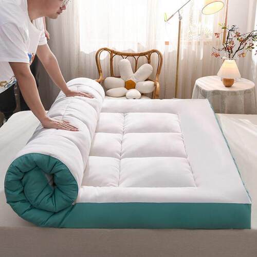 10cm thick soft bed mattress folding mattress topper pad床垫