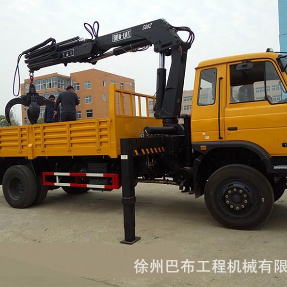 可车移动小型随车吊8吨折叠叠臂随起重机折SQ8ZA液压臂载起重车吊