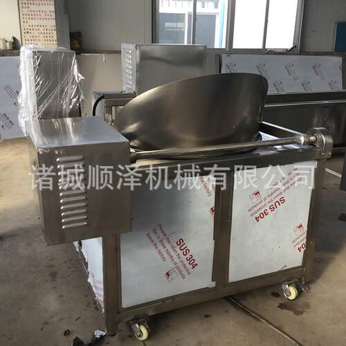 销售豆类油炸机薄蔬脆片油炸机自动控温节能型油炸机顺泽机械