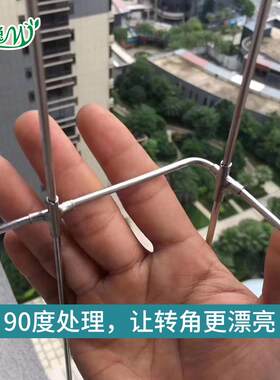 实心钢窗条防盗网不锈栏钢阳台隐形防盗防273网儿童护防护工厂直