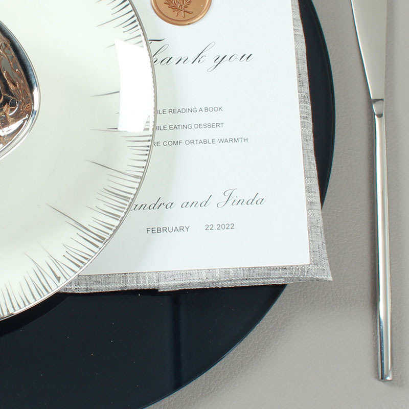 轻奢白金盘配灰色水晶垫盘样板间摆台软装西餐盘套装后现代样板房