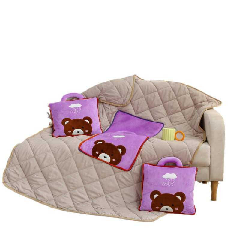 家用手提卡通刺绣抱枕水洗棉多功能抱枕被办公室靠背沙发靠垫被子,居家布艺,靠垫/抱枕,淘宝优惠券,粉丝福利购,淘宝优惠卷