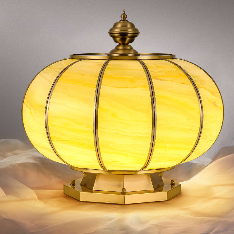 门柱灯户外接电柱子农村别墅围墙柱头灯灯太阳能款全铜庭院大门