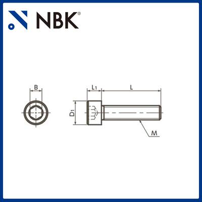 NBK SNSS-MO内六角圆柱头螺栓二硫化钼涂层 防粘连防烧结