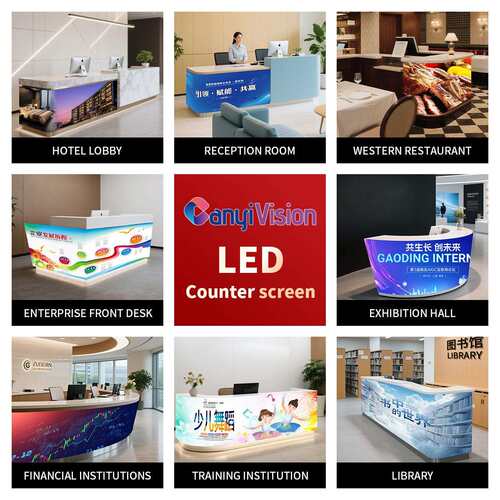 led d台isplay front pan吧el台LED前屏展台P.86P2.5D酒吧J台柜台