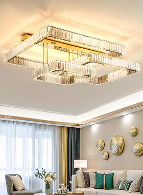 2025中山灯饰水晶吸顶灯led超亮高档轻奢大气客厅卧室餐厅吊灯