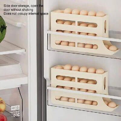 Rolling Egg Dispenser Auto Rolling Egg Container 4 Tier0
