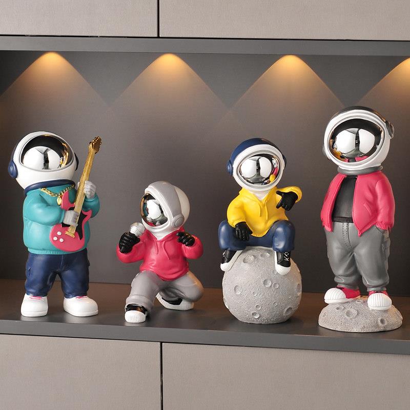 太空人太空人小摆件客厅电视柜儿童房书桌书柜创意房间家居装饰品