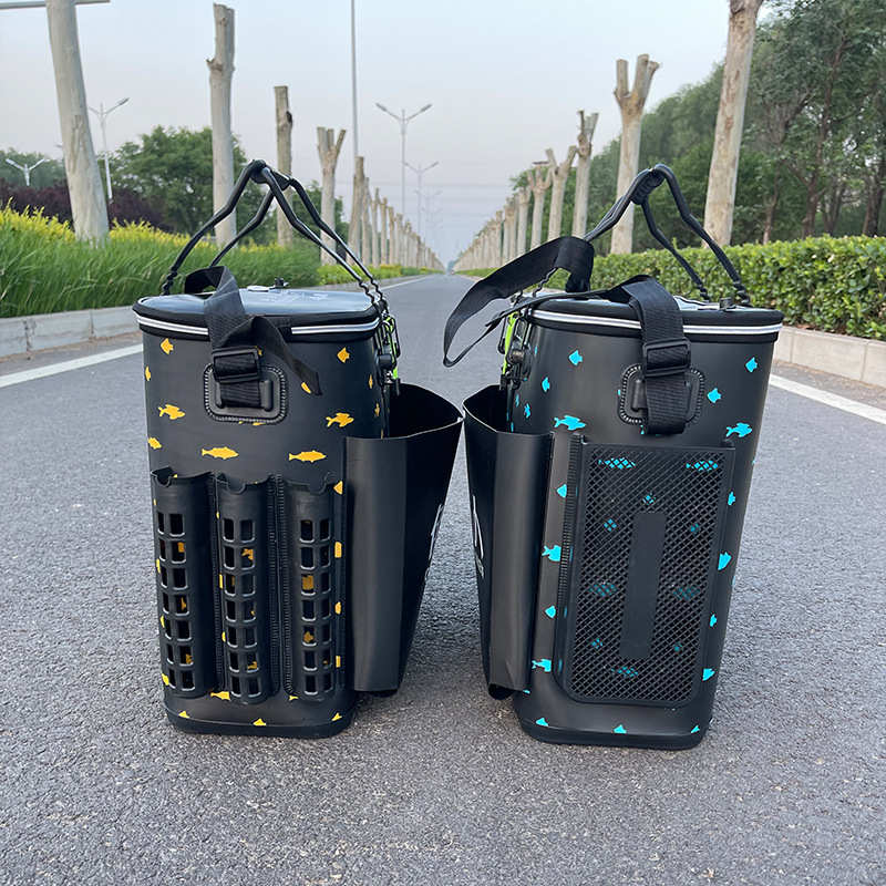厂家批发新款加厚双层复合料活鱼桶带提手防水便携超大容量活鱼桶