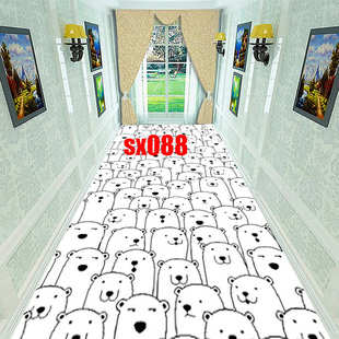 简约PVC皮革一抹净地垫TPR条纹底厨房地毯走廊地毯可自由裁剪门垫