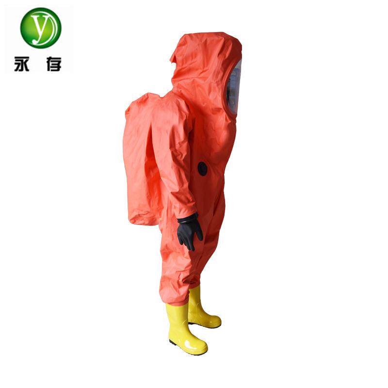 一级防化服重型全封闭全密封连体耐酸碱液氨氨气化工厂剧毒防化服