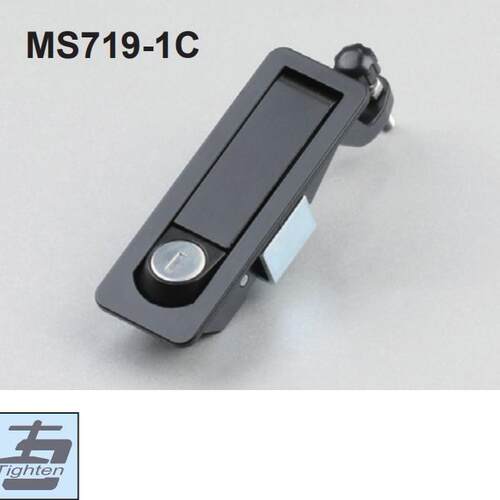 工业电气柜门锁平面锁杠杠锁压缩机锁汽车拖车锁MS719-1C