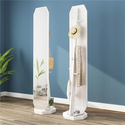 实衣UIU架落地卧室衣帽木架衣厅架简约现代客立式旋挂转家用衣服