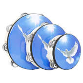 奥尔夫打击乐器铃鼓6寸8寸10寸手摇铃鼓儿童舞蹈手拍鼓幼儿园手鼓