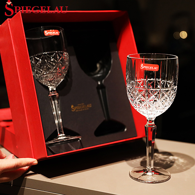 德国SPIEGELAU进口水晶玻璃欧式古典高脚红酒杯葡萄酒杯礼盒套装