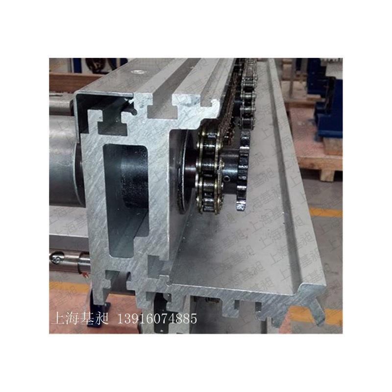 发动机变速器型总装线配铝材装线积放线导材轨底盘磨擦滚轮铝轨道
