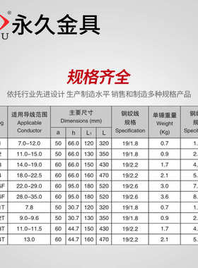 防震锤FDZ-1-2-3-4-5-6 组合型电力防震锤 防护电力金具防震锤
