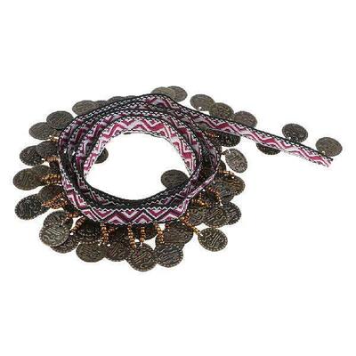 Copper Tassel Lace Trim Bohemian Fabric Ribbon Fringe