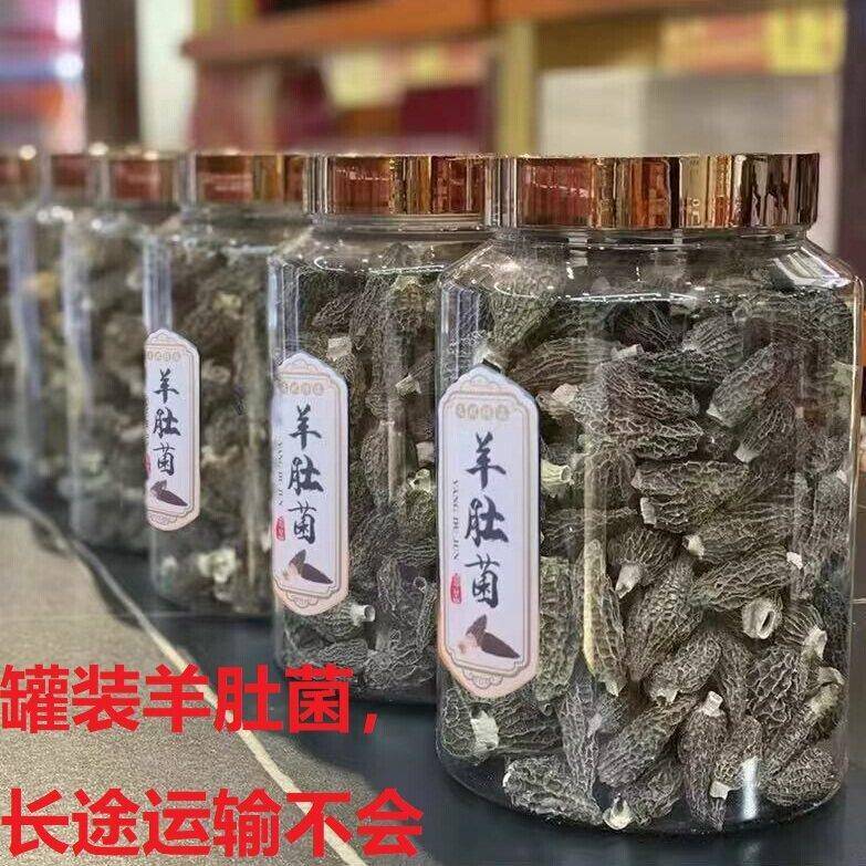 云南羊肚菌干货无硫薰特产山珍野生菌新鲜货云南特产食材头茬新货