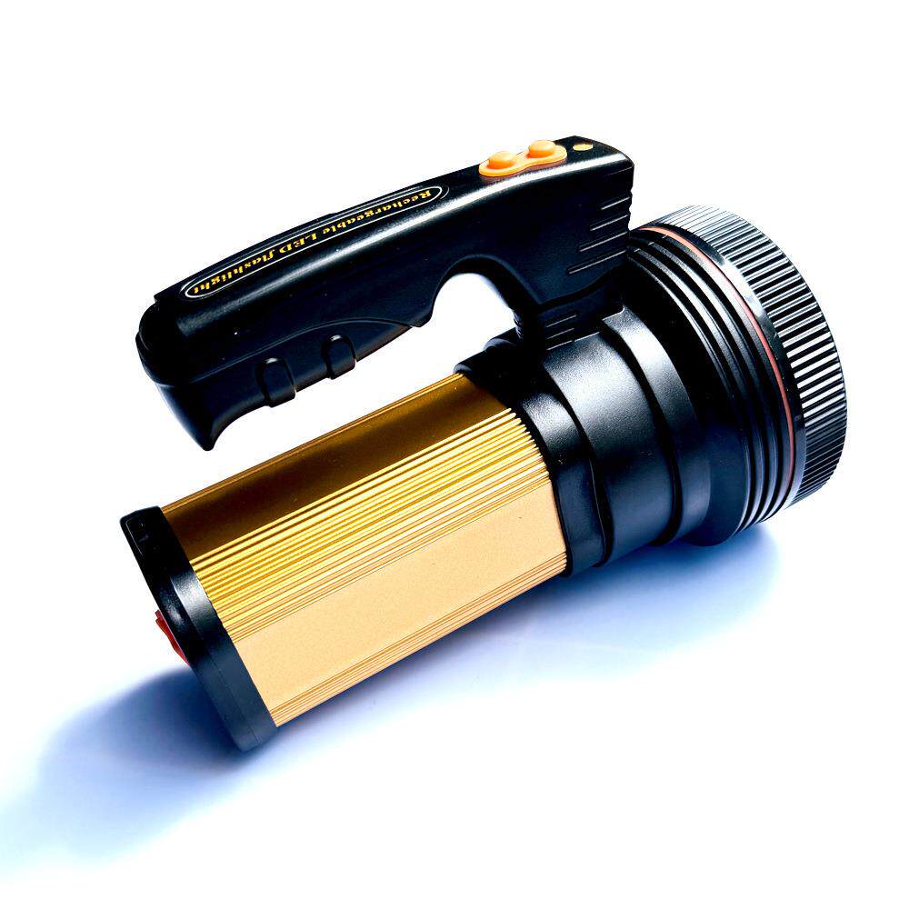 易朗明电筒聚光长续手提远灯大手功率强光BKF充航电射巡逻应急探