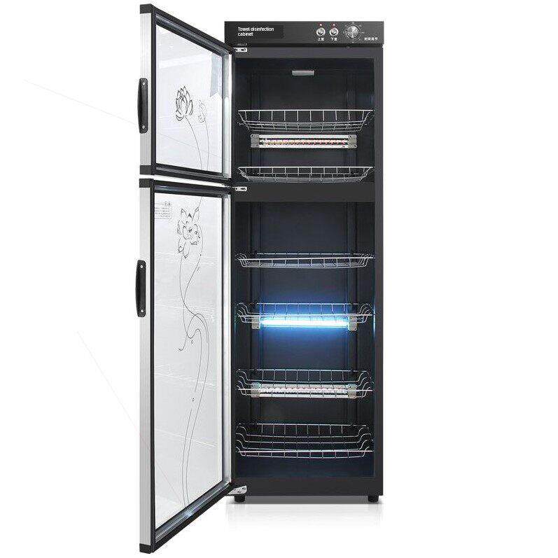 毛巾消毒柜美容院蒸汽房单门双门立式小型迷你商业理发店毛巾柜