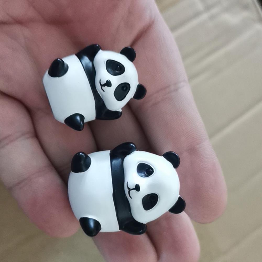 珍卡通圆滚滚胖嘟可爱躺面姿熊嘟猫创意树脂手办桌造景公摆件玩仔