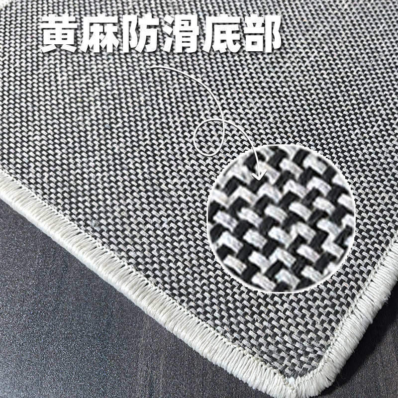 纯色客厅地毯免洗可擦沙发茶几毯卧室轻奢家用地垫床边垫批发