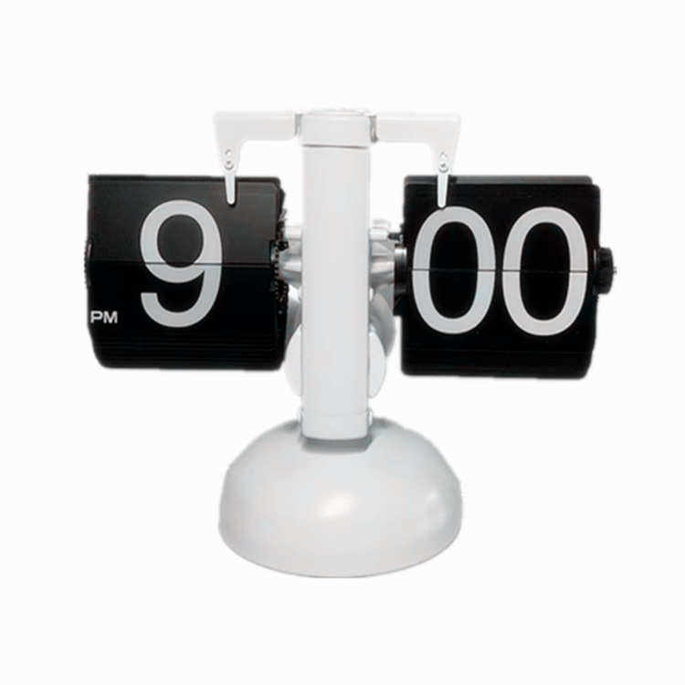 座钟钟复古批发客厅 天平座钟自动小艺术 创意厂家个性翻页单脚