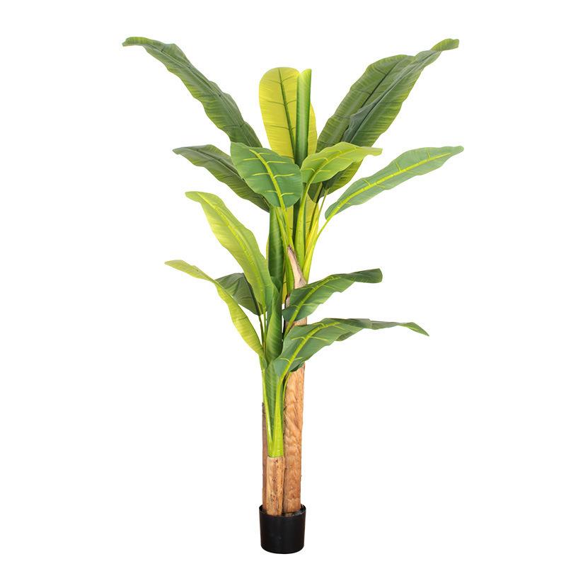 手感叶仿真芭蕉树绿植大盆栽大型造景绿植摆件仿真树热带香蕉树