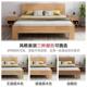 木床1.5米现代简约主卧1.8m租出房经LC大板济实型双人床1.2橡胶单