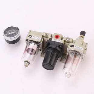 AC2000-02气源过滤器 三联件 油水分离器 气动元件过滤器空压机