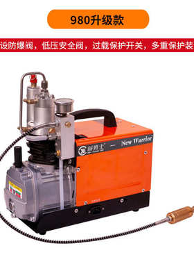 打小型充勇士40mpa30mpa单缸电动水冷高压气泵新气泵机高压打气