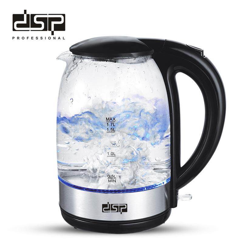 DSP丹松 烧水壶电热水壶家用玻璃开水壶自动断电1.7L电茶壶器
