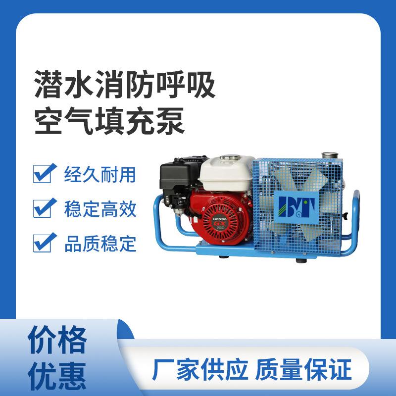 供应汽油款呼吸空气压缩机潜防潜水专用100L汽油机