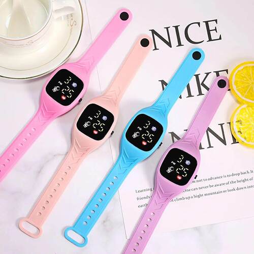 Fashion Sports Watch For Kids Boy Girl Outdoor Silicone Stra