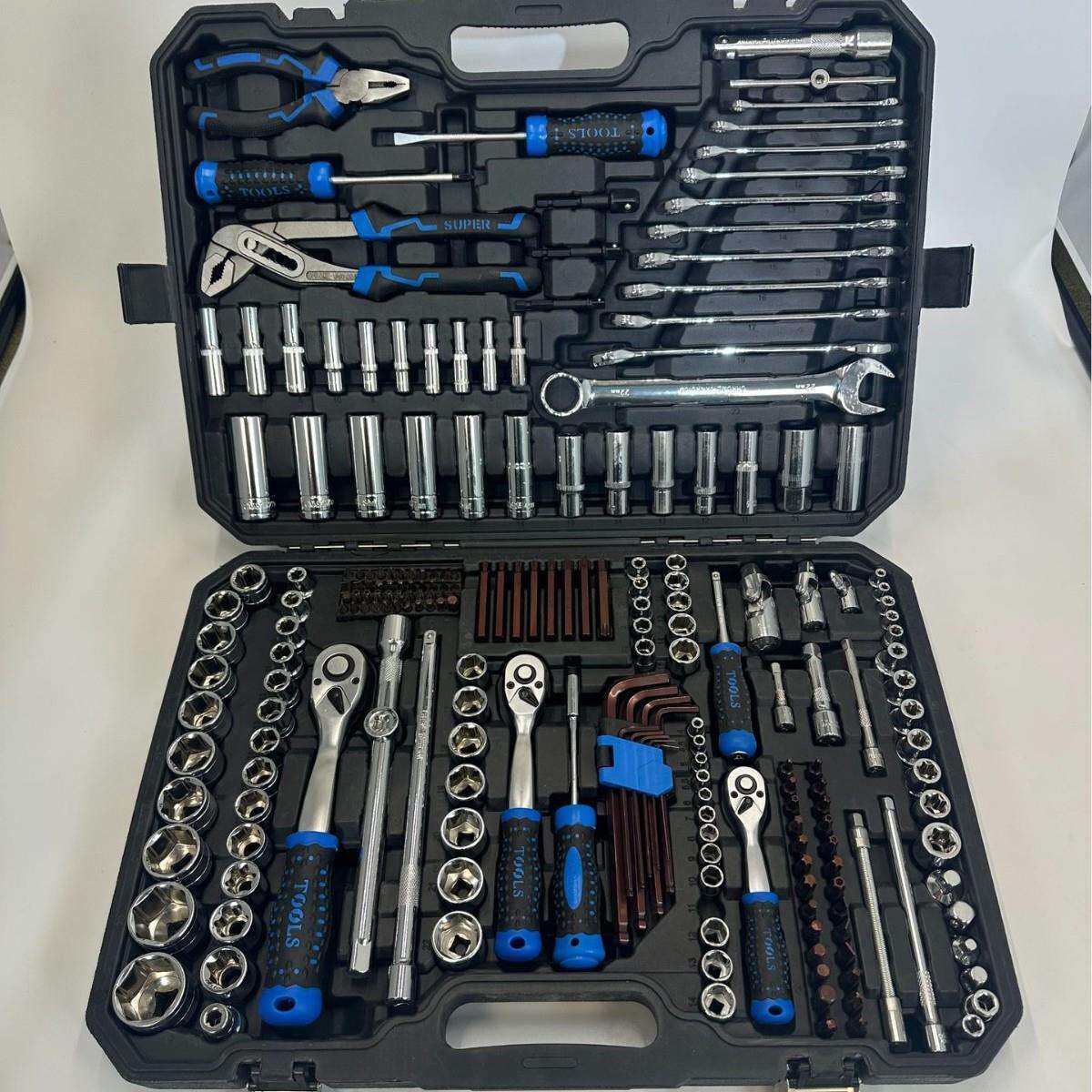 218件套汽修工具组合棘轮套筒全套一整套修车工具套筒套装