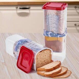 Plastic Bread Keeper with Airtight Lid Fresh Bread Storage