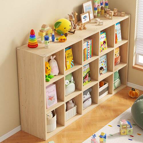 Bookshelf storage rack free combination bookshelf