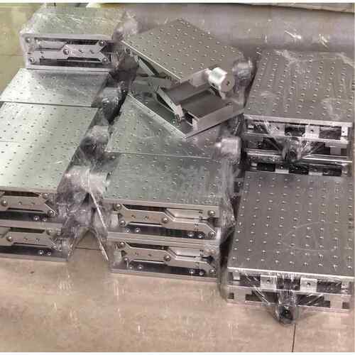 激光打刻机配件Z轴升降台三维位移台XY手动微调滑台铝板定位治具