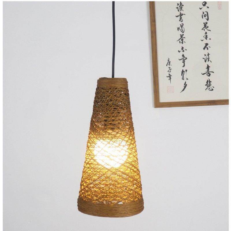 厂家直供意编673织民酒店客栈客房床头艺藤术编创宿个性餐厅藤艺 - 实物图