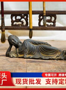禅意新中式佛像家居茶桌客厅桌面小摆件宋代美学纯手工工艺品摆设