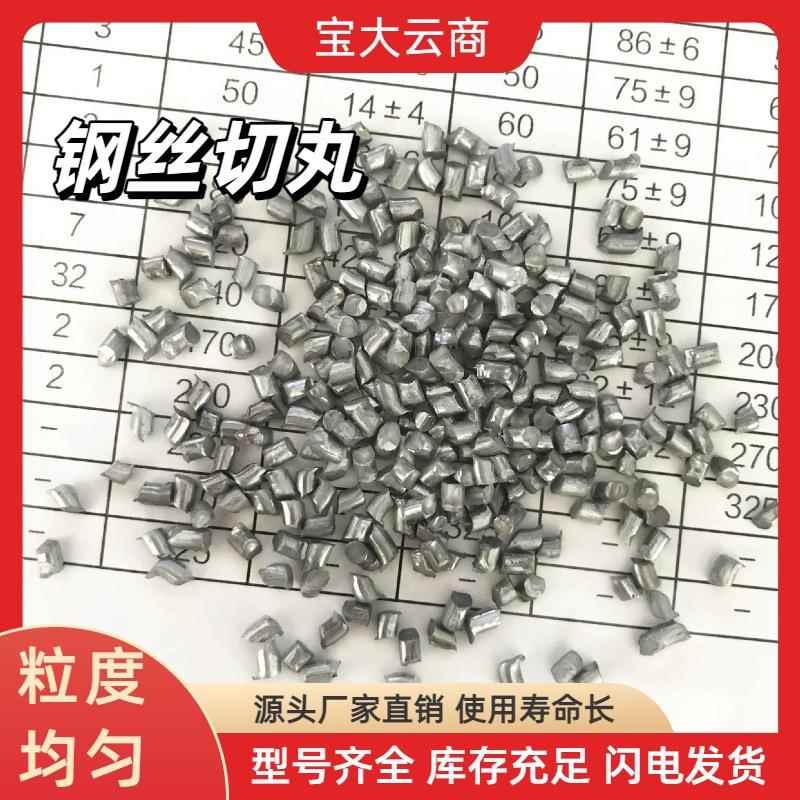 厂家钢丝切丸抛丸机专用钢砂表面处理抛光金属磨料耐磨不锈钢